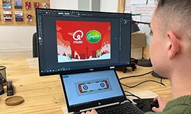 YPEVENTS wij creeren qmusic curling vormgeving