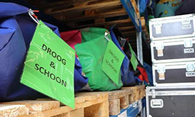 ypevents wij voorzien magazijn spullen